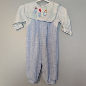 Alexis Blue and White ABC Kids Outfit
